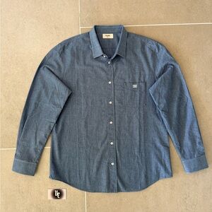 Celine loose shirt in chambray cotton Size 43 Fits L NWT $1050